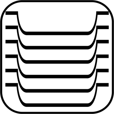 APS GN 1/2 Abdeckhaube, passend für GN 1/2, glasklarer Kunststoff, nahezu unzerbrechlich, ohne Table