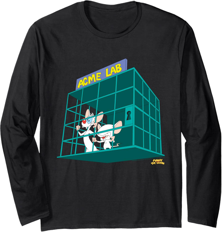 Animaniacs Pinky and the Brain Locked Up Langarmshirt