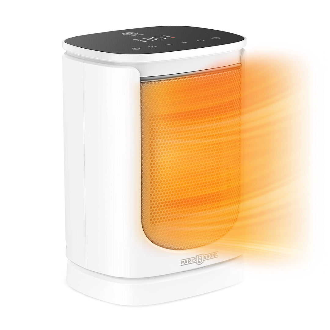 Paris Rhône Heizlüfter Energiesparend, 2000W Mini Heizlüfter mit Automatischer Oszillation Thermosta