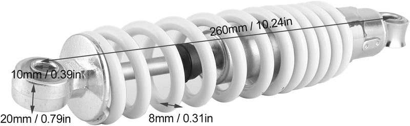 Motorrad Stossdämpfer Motorrad Stossdämpfer 260mm Motorrad Stossdämpfer Hinterradaufhängung, Univers