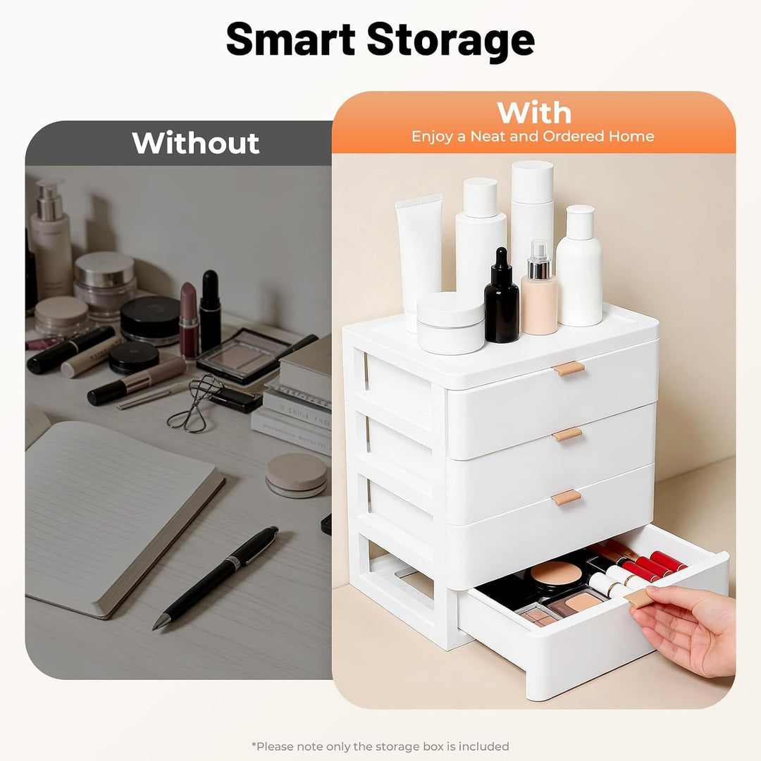 Schreibtisch-Aufbewahrungsbox Schubladenbox Schreibtisch-Organizer 26×20.2×29 cm Aufbewahrungs-Organ