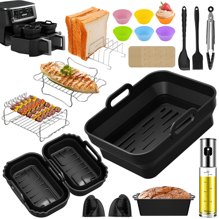 Heissluftfritteuse Zubehör für Ninja Foodi MAX Dual Zone Air Fryer AF400EU AF400EUCP AF451EU AF300EU