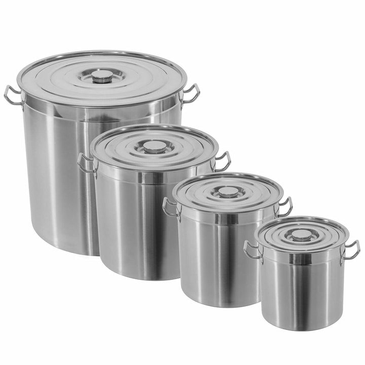 Gastronomie Kochtopf XXL aus Edelstahl in 5 Grössen 20l, 30l, 45l, 70l, 90l auswählbar (20L = 30x30c