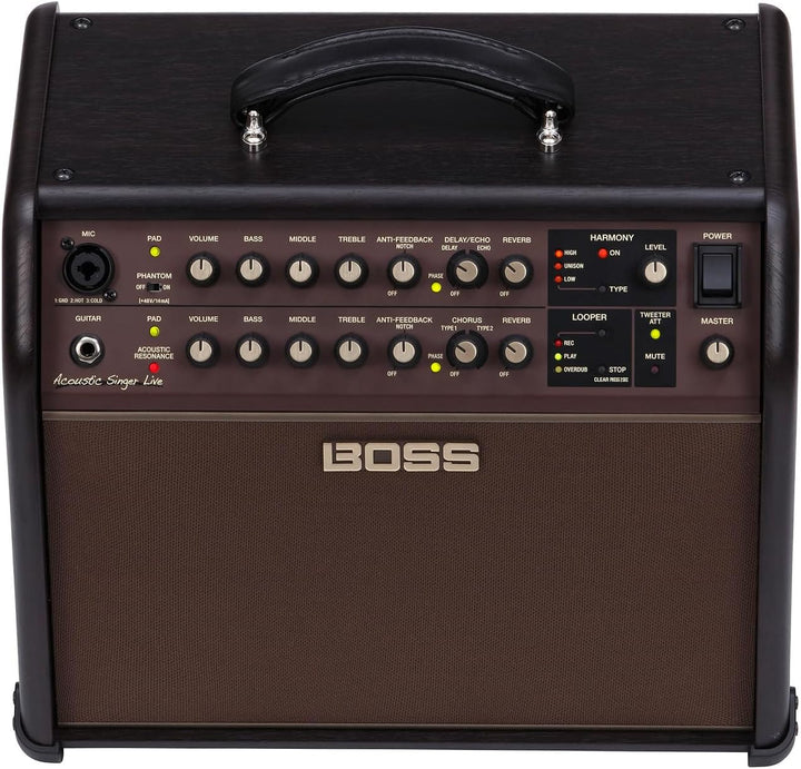 BOSS ACS-Live Akustikverstärker, Gitarrenkanal mit Acoustic Resonance Funktion, ACS-LIVE