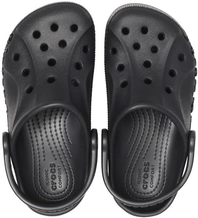 Crocs Unisex Kinder BayaClogs 19/20 EU Schwarz, 19/20 EU Schwarz