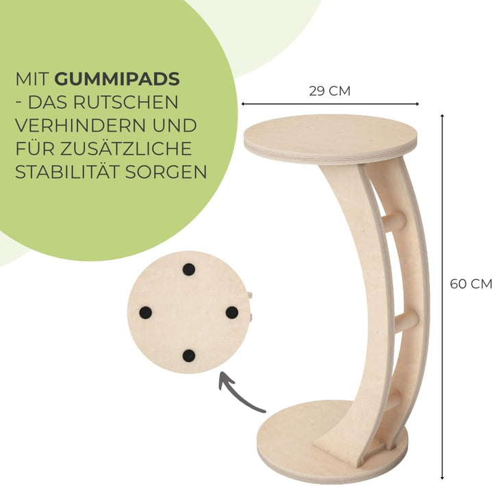 OHANA Couchtisch | Beistelltisch | Stehtisch | Kleiner Tisch | Beistelltisch Holz | Tisch Wohnzimmer