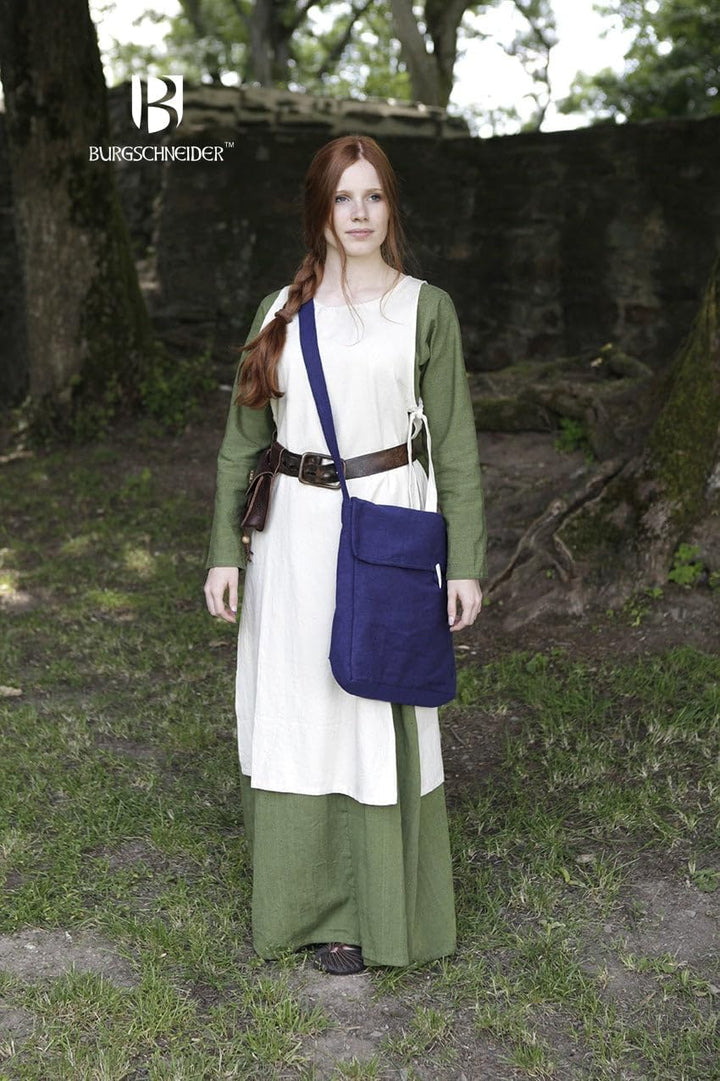 Burgschneider - Tasche Ehwaz - Kleidung für Larp, Mittelalter, Cosplay und Fantasy Blau Einheitsgrös