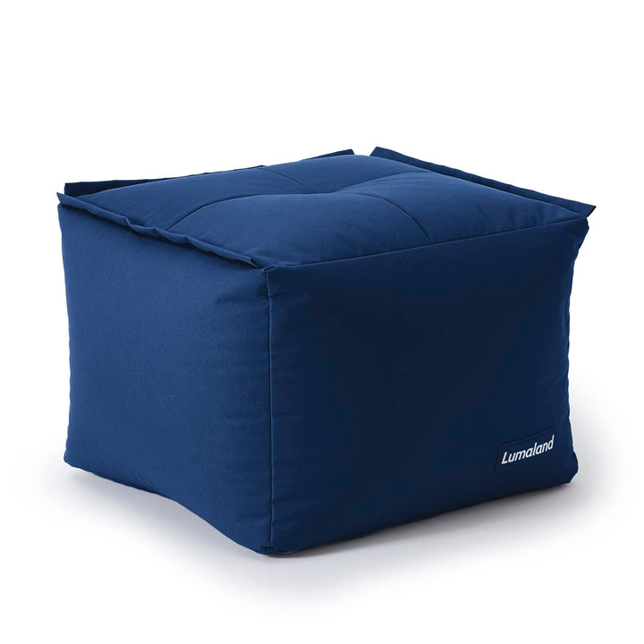 Lumaland Sitzsack-Lounge Modular Pouf | Individuell erweiterbarer &amp; leichter Hocker | Waschbare Sitz