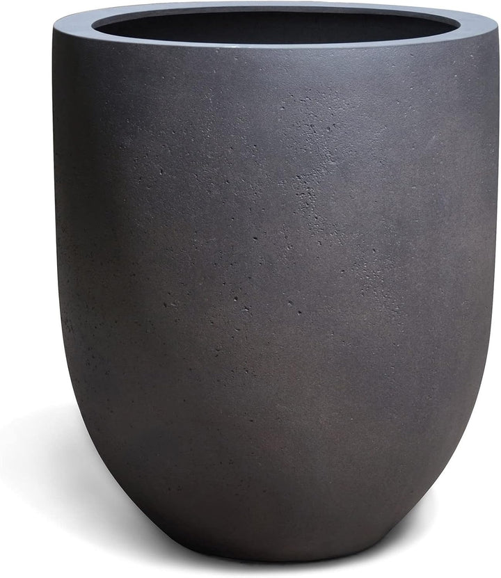 ESCHBACH® Pflanzkübel Tall Egg Pot 50 Espresso Anthrazit Rund * 52 x 52 x 61 cm * 10 Jahre Garantie