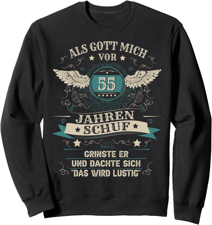 55. Geburtstag Mann Frau 55 Jahre 1969 Deko Lustig Geschen Sweatshirt