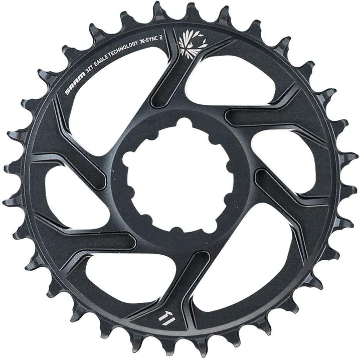 Sram X-Sync2 SL Eagle Kettenblatt (34 Zähne | 12-Fach | grau | Alu | Offset 6mm | DM), grau