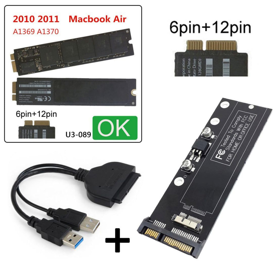 chenyang USB 3.0 12 + 6pin SSD HDD USB 3.0 Konvertierungskabel SATA 22Pin Festplattenlaufwerk für A1