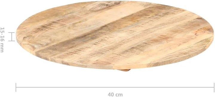 vidaXL Mangoholz Massiv Tischplatte Massivholzplatte Holzplatte Ersatztischplatte Holz Platte für Es