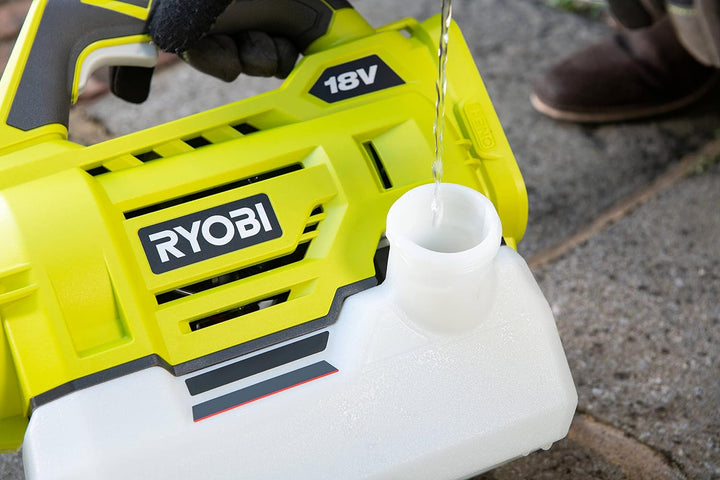 RYOBI 18 V ONE+ Akku-Nebelsprüher RY18FGA-0 (Reichweite 4,5 m, Durchflussmenge 7,2 l|h, Flächenabdec