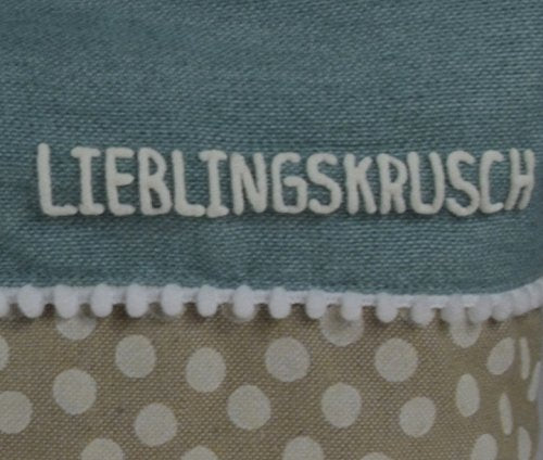 Mein-Name Waschtasche "Lieblingskrusch" Beautybag türkis 30x28x8cm 97_türkis Beautybag, 97_türkis Be