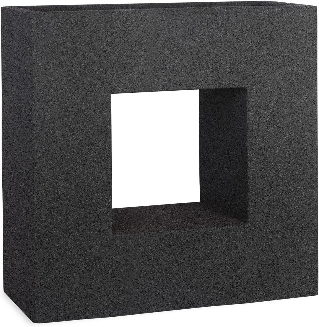 Pflanzwerk® Pflanzkübel Vista Granit Anthrazit 66x66x28cm *Frostbeständig* *UV-Schutz* *Qualitätswar