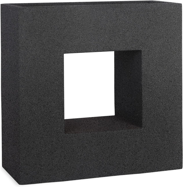 Pflanzwerk® Pflanzkübel Vista Granit Anthrazit 66x66x28cm *Frostbeständig* *UV-Schutz* *Qualitätswar