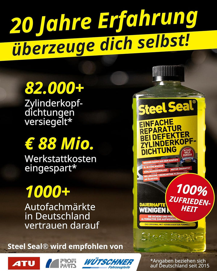 STEEL SEAL - Einfache Reparatur defekter Zylinderkopfdichtungen - Kopfdichtung Dichtmittel mit verbe