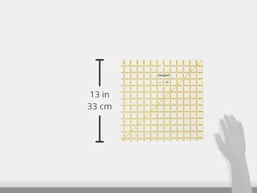 Omnigrid x 12-1/2" Ruler Quilt-Lineale, farblos, 12-½" quadratisch 12-½" x 12-½", quadratisch 12-½"