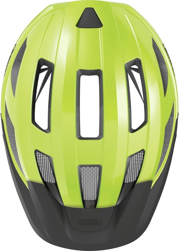 ABUS Rennradhelm Macator - sportiver Fahrradhelm für Einsteiger - auch für Zopfträger/-innen - für D