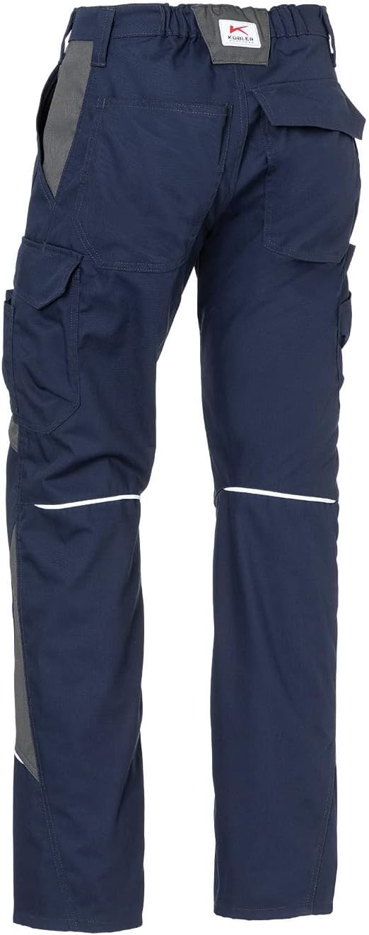 KÜBLER Workwear Women's Trousers Pants 48 Dunkelblau/Anthrazit, 48 Dunkelblau/Anthrazit