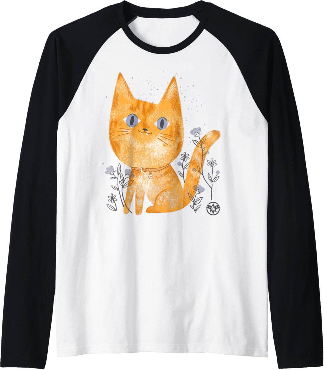 Captain Marvel Goose The Cat Doodle Raglan