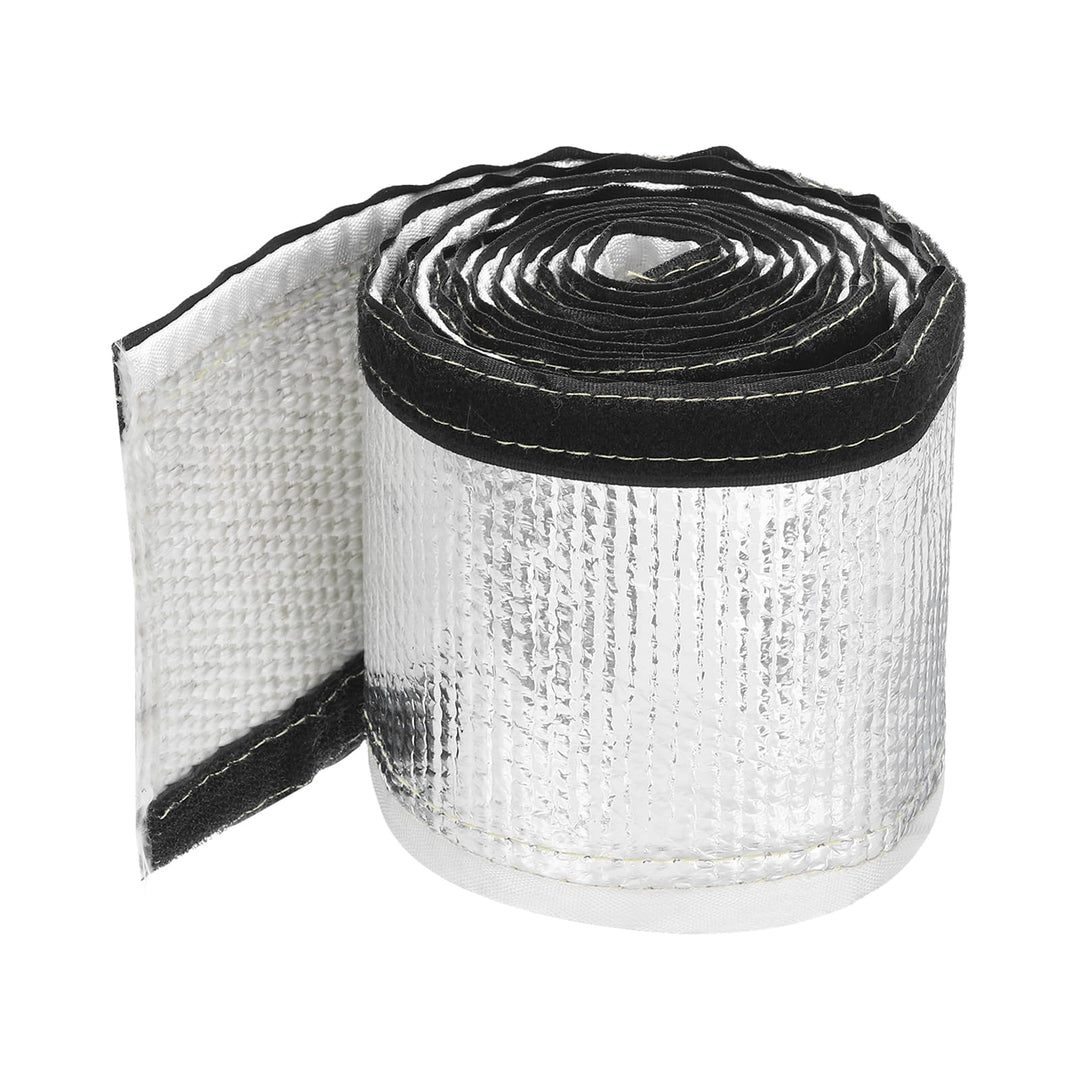 QUARKZMAN 3.0mm Dicke Aluminiumfolie Hitzeschutzschlauch 25mm Innendurchmesser Hitzeschutz Aluminium
