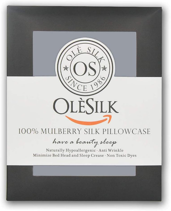 OLESILK Seide Kissenbezug Kissenhülle Haar- und Hautpflege mit Verstcktem Reissverschluss 19 Momme 1