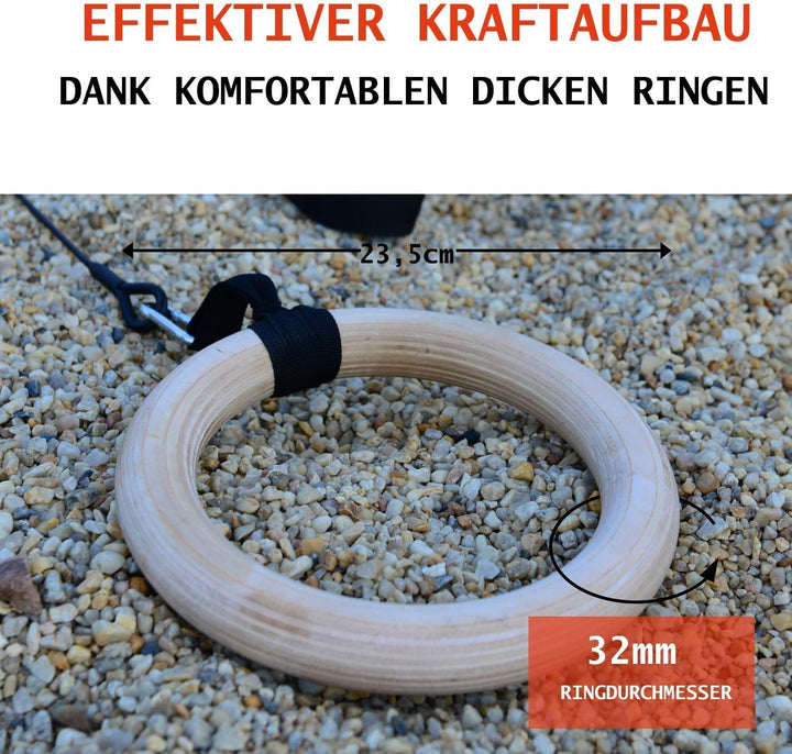 ModularSports FlyFit Extended - Fitnessgeräte für Zuhause mit Flaschenzugsystem zur Körpergewichtred