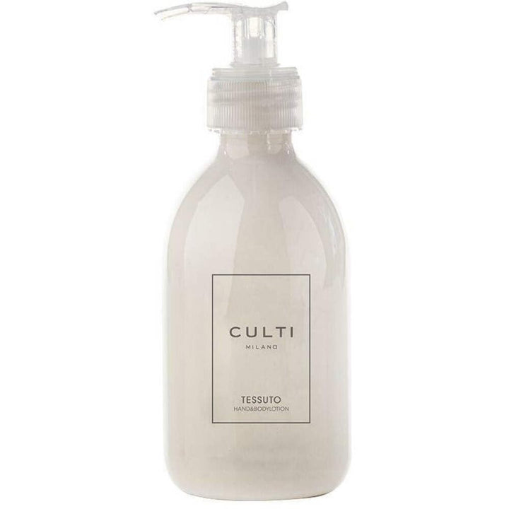 Culti Milano Hand & Körpercreme Tessuto mit einem Volumen von 250 ml und der Duftnote Bergamotte und