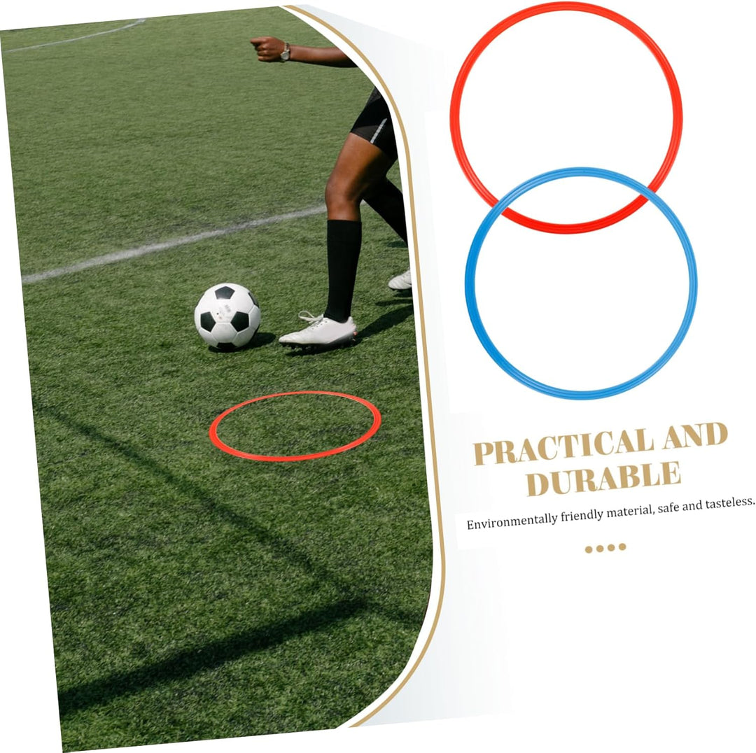 LIOOBO 6 stücke Agility Ringe Geschwindigkeit Agility trainingsringe für Trainer Leichtathletik fuss