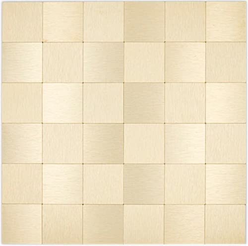 Mosaikfliese Selbstklebende Mosaike metall Gold Küche Fliesenspiegel MOS200-4G99_f