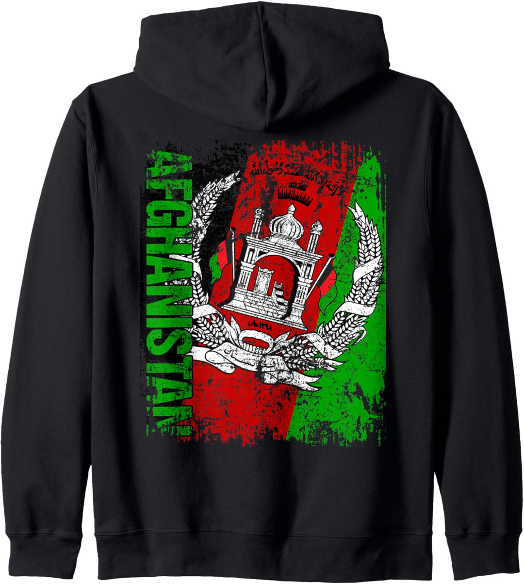 AFGHANISTAN Flagge | Damen Herren Kinder AFGHANI Kapuzenjacke