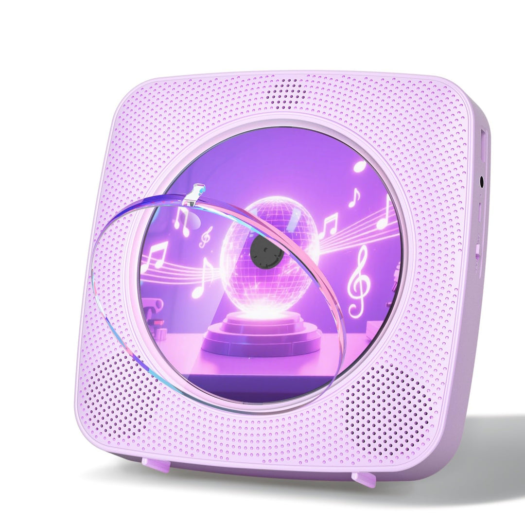 Gueray Tragbarer CD Player Tragbar : Radio CD Players Kinder CD-Player Discman mit 1800mAh Akku Laut