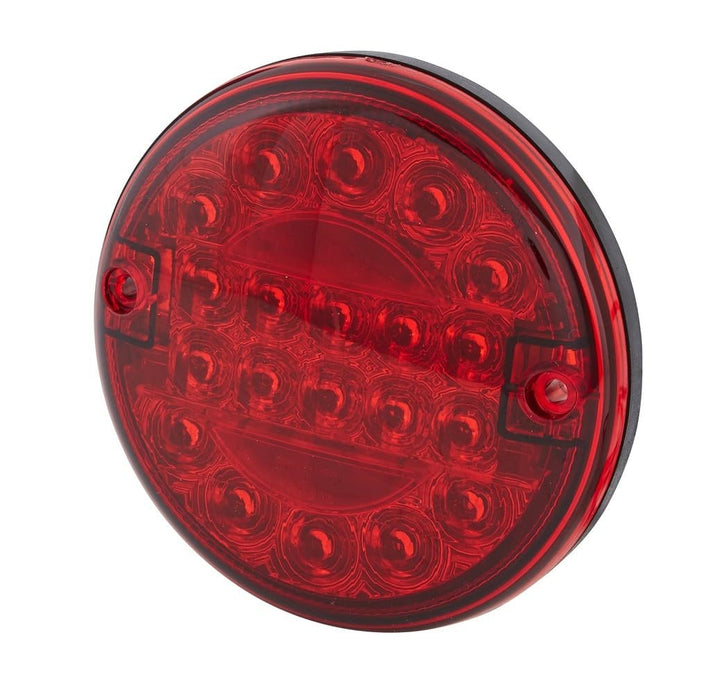 HELLA - Nebelschlussleuchte - Valuefit - LED - 24/12V - Anbau - Lichtscheibenfarbe: rot - Kabel: 300