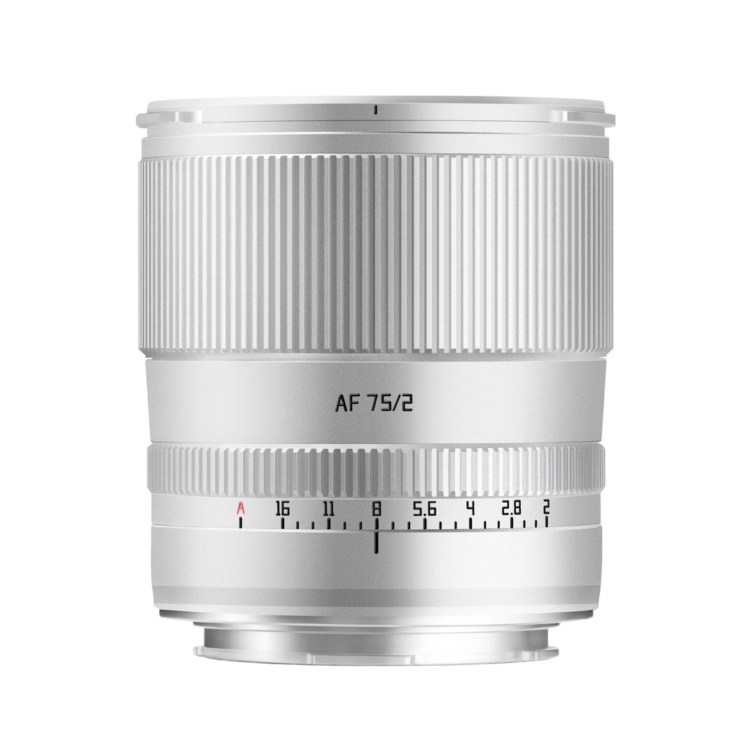 TTARTISAN AF 75 mm F2 Silbernes Kameraobjektiv, Autofokus, Vollformat-Porträtobjektiv (für L), f