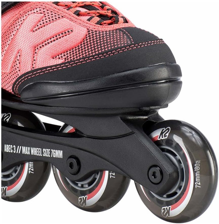 K2 Marlee Pro Inline Skates M (EU: 32-37 / UK: 13-4 / US: 1-5) Black - Pink, M (EU: 32-37 / UK: 13-4