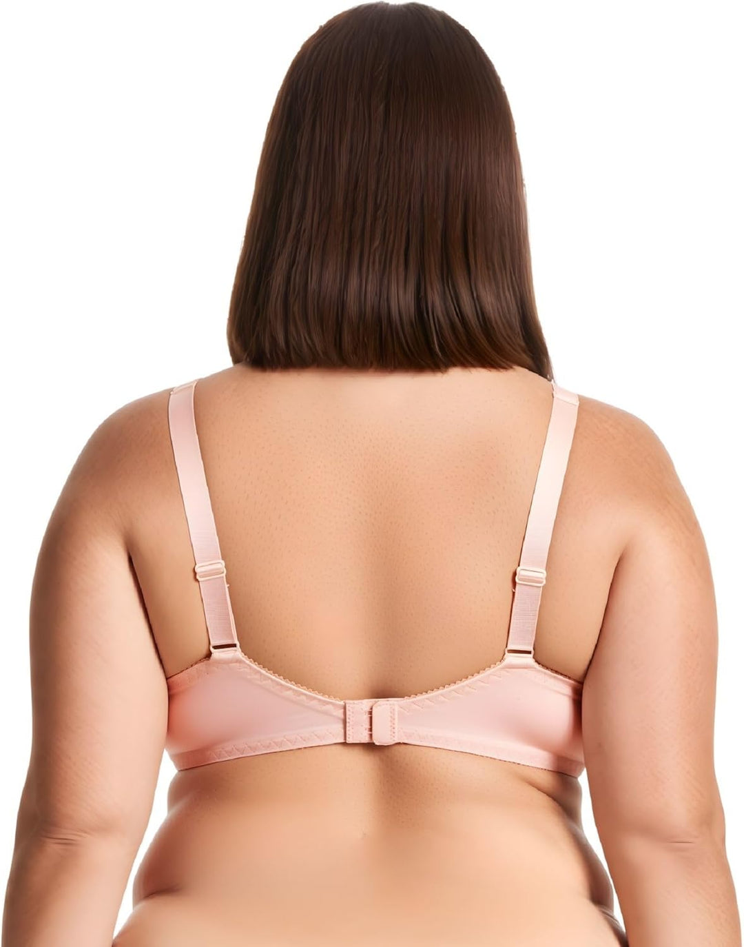 Curve Muse Damen Minimizer BH Ungefüttert Bügel Spitzenstickerei - 2er Pack 75B Nude,black(2 Pack),