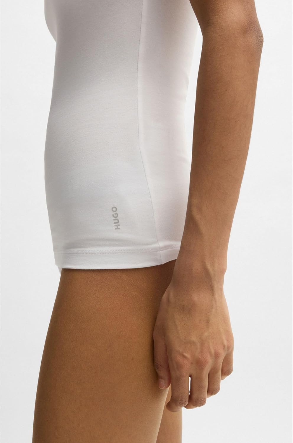 HUGO Damen Twin Vest Top (2er Pack) S White100, S White100
