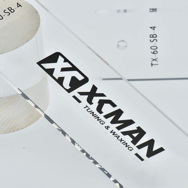 XCMAN Alpine Ski Freeride & Snowboard Base Wax Plastic Scraper 2pcs Snowboard 230 x 60 x 4 mm, Snowb