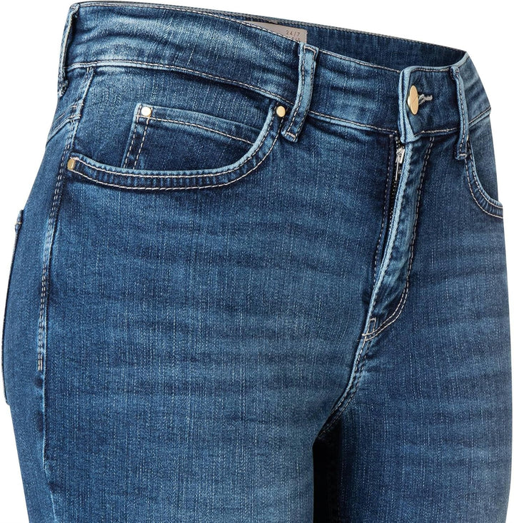 Mac Damen Jeans Dream Skinny 38W / 30L Authentic Blue Open Hem, 38W / 30L Authentic Blue Open Hem