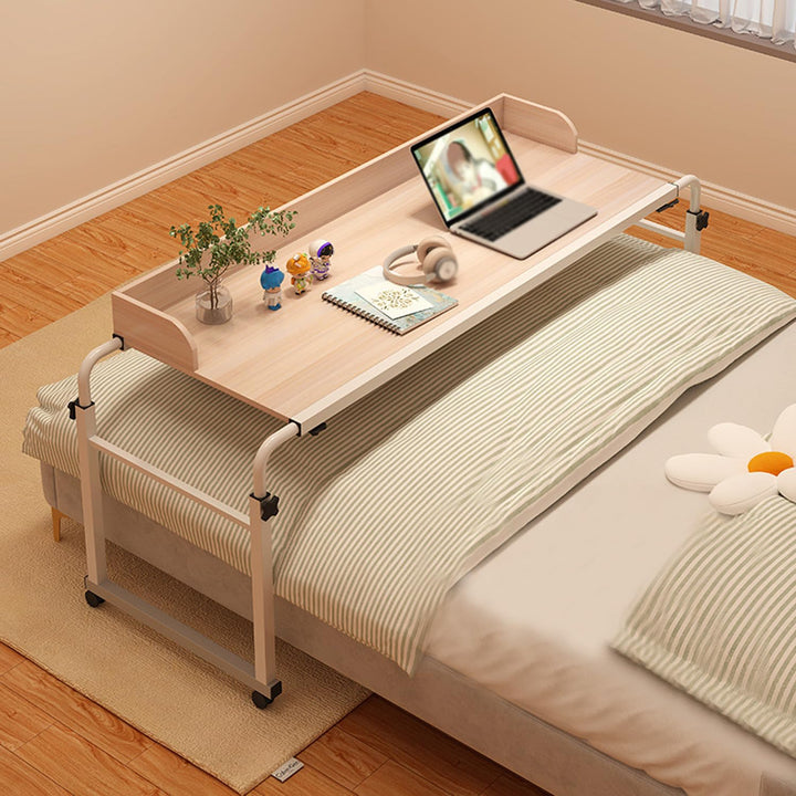 über-betttisch Auf Rollen Höhenverstellbar,überbetttisch Tisch Mit Klappbar Over Bed Table On Wheels
