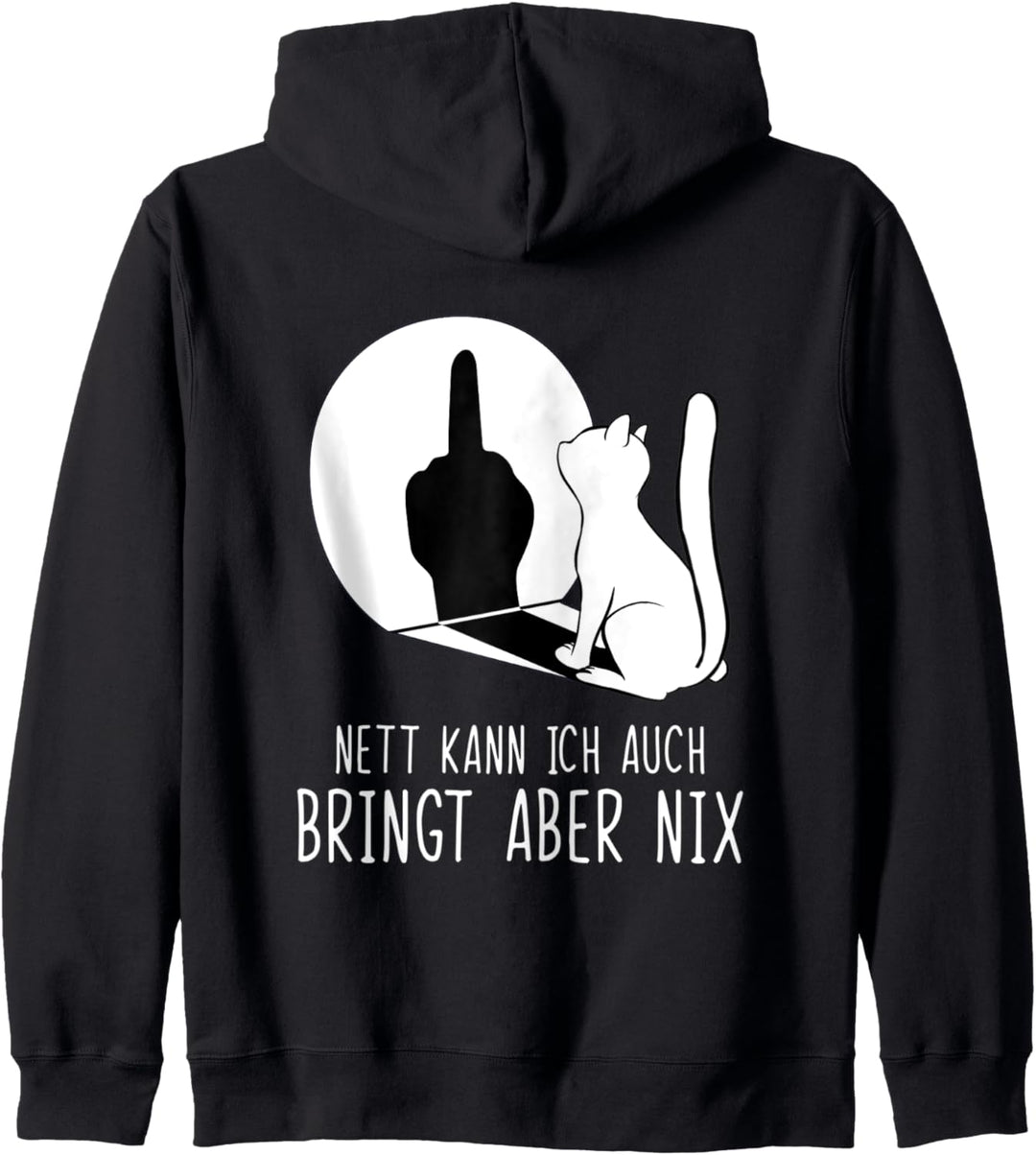 Katze Nett Kann Ich Auch Bringt Aber Nix Kapuzenjacke
