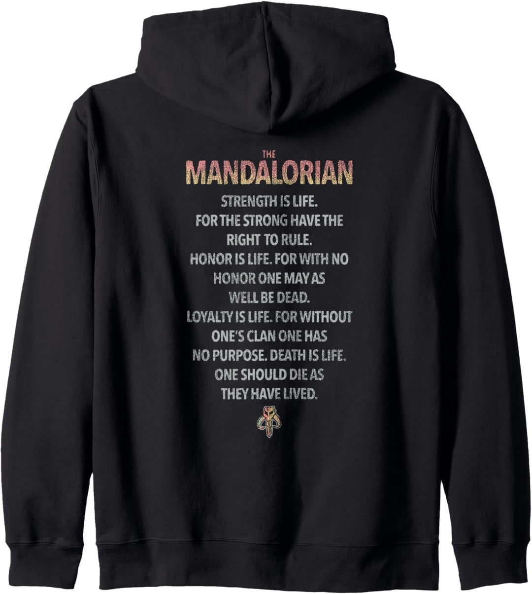 Star Wars: The Mandalorian- Buddies Circle vorne und hinten Kapuzenjacke