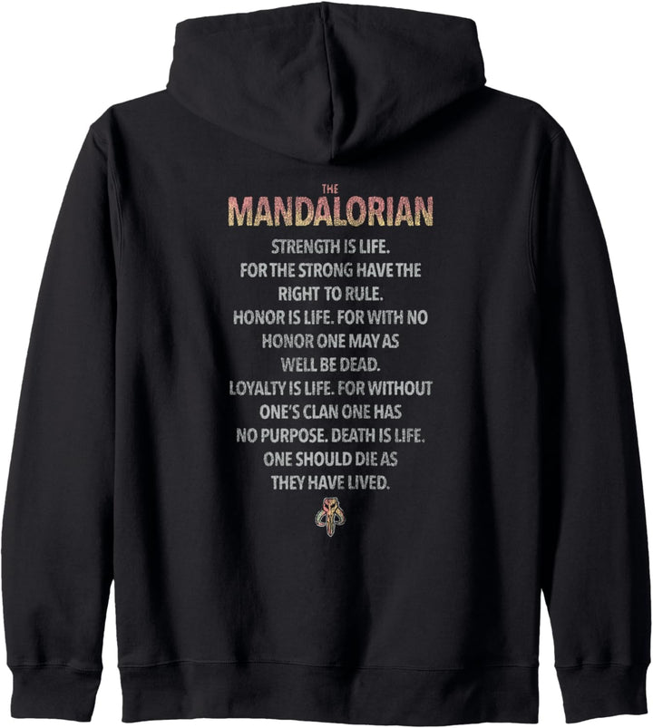 Star Wars: The Mandalorian- Buddies Circle vorne und hinten Kapuzenjacke