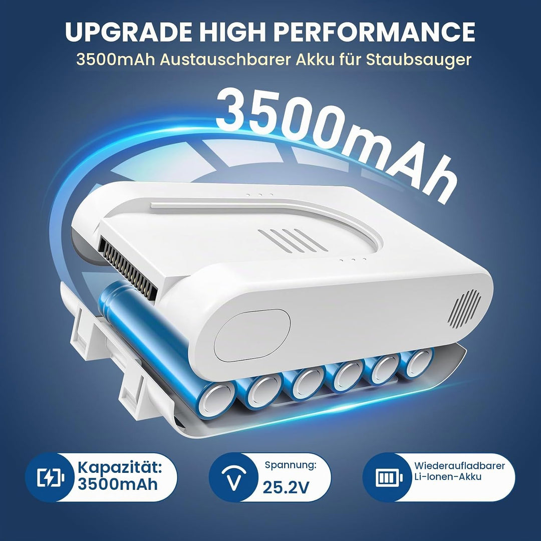 3500mAh Akku für Xiaomi G9, G9 Plus, G10, G10 Plus, Dreame R10, R10 Pro, T10, T20, T20 Pro, V12S, V1