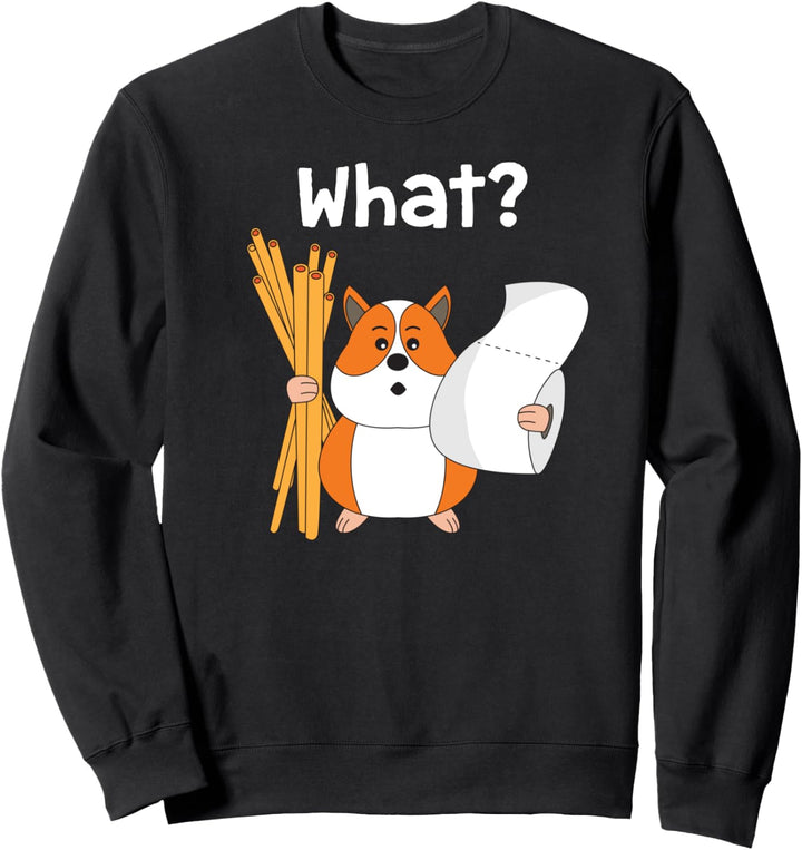 What Hamster Klopapier Nudeln hamstern | lass es sein Sweatshirt