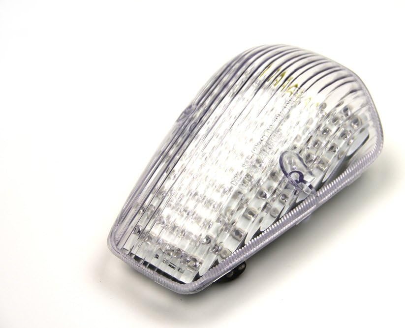 avdb-moto LED-Bremslicht mit integrierten Blinker kompatibel mit VTX 1300, 1800 (Klar), Klar