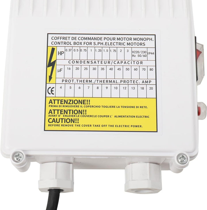 Druckschalter Pumpensteuerbox Pumpensteuerung Brunnenpumpe 750W Schalt Control Box Schaltbox Steuerk
