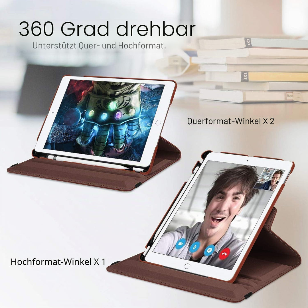 Fintie Rotierende für iPad 8. Generation (2020) 7. (2019) 10,2 Zoll – [Eingebauter Stifthalter] 360
